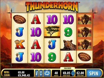 Thunderhorn Slot Logo